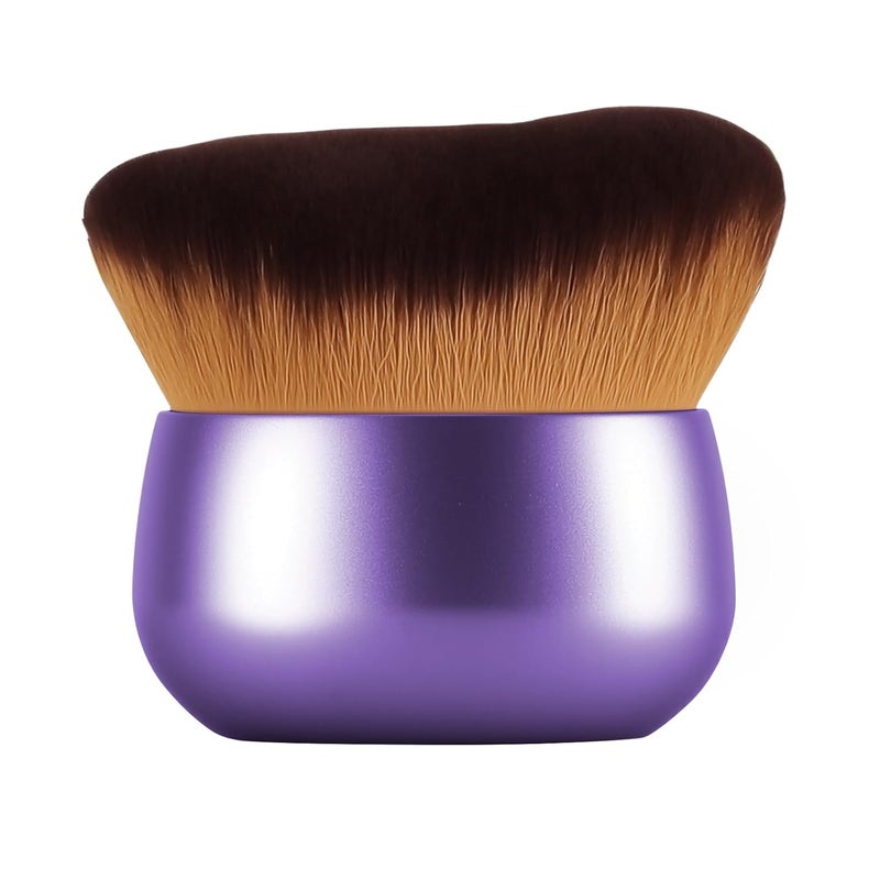 LIALTK Extra Large Makeup Brush & Self Tanning Brush For Self Tanner，For Foundation，Arms And Legs makeup&Bronzer Blend, Body Makeup,Face&Back Makeup - Easy Use, Wet/Dry Use (Purple) - Image 1